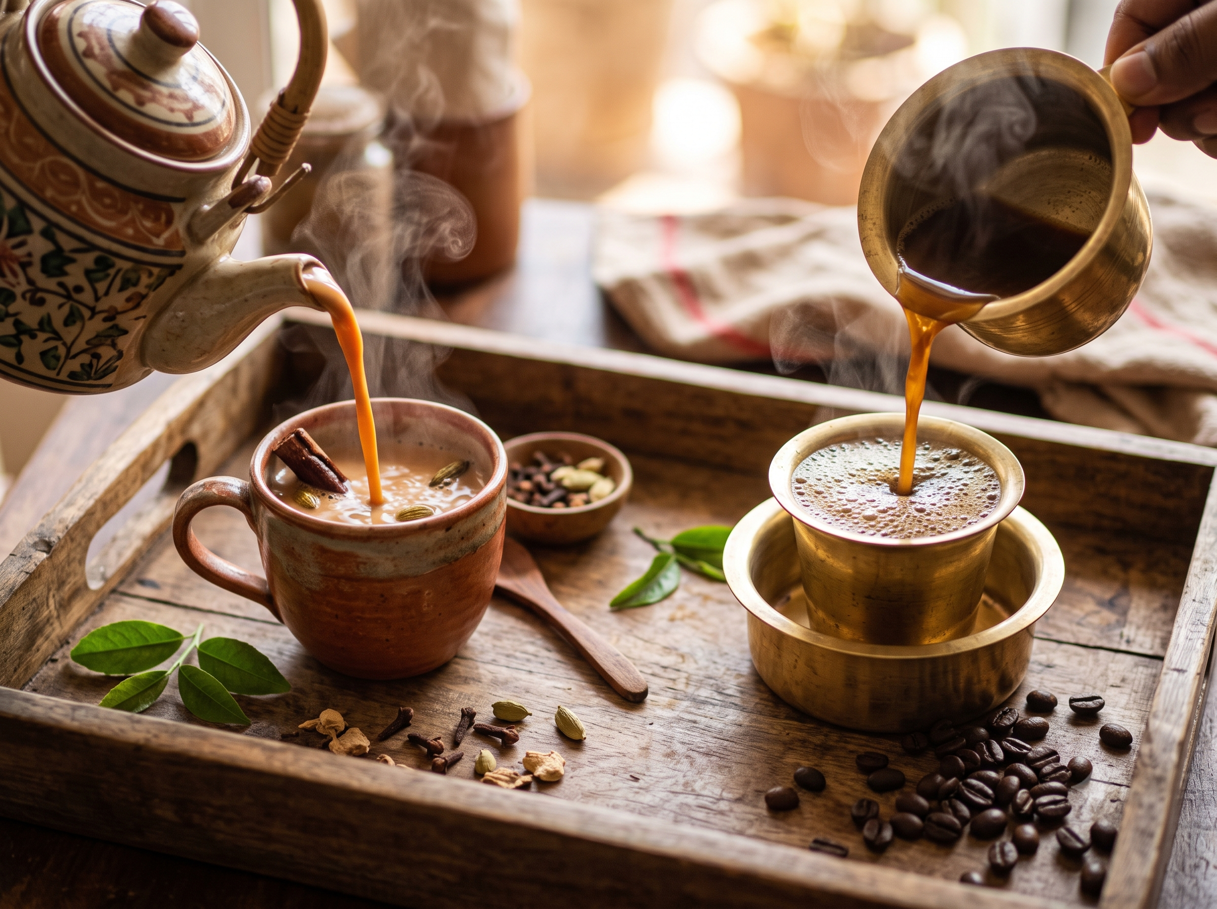 Handcrafted Tea & Coffee